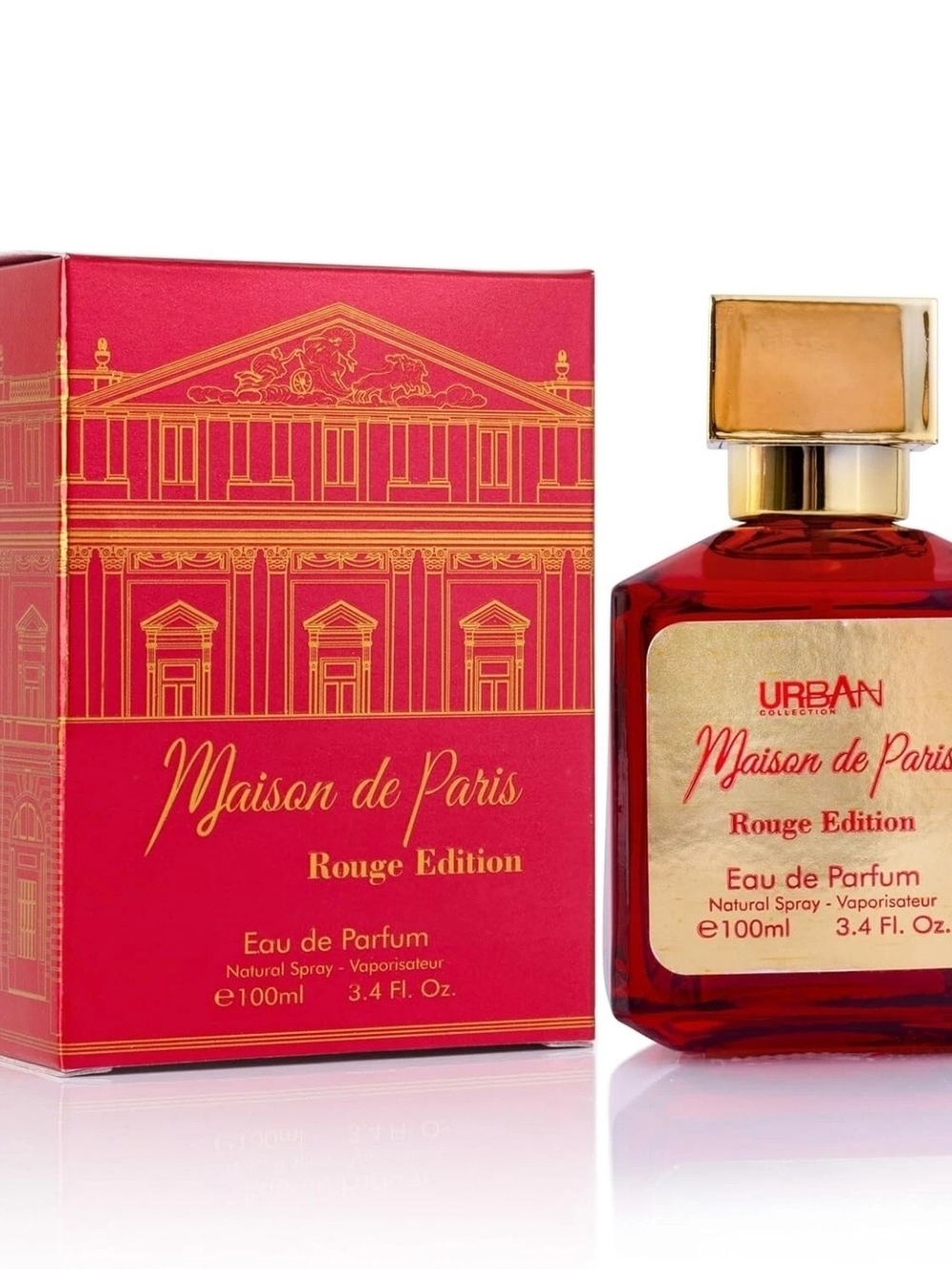 Maison de Paris Rouge Edition Eau de Parfum - Red & Gold